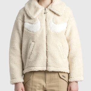 Nike Women's Sportswear Swoosh Sherpa Full-Zip Jacket